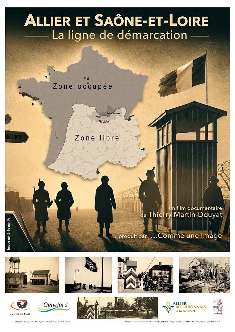 Allier et Saône-et-Loire, la ligne de démarcation