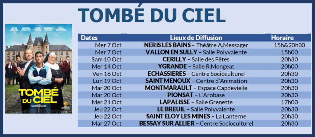 Tombé du Ciel Récap